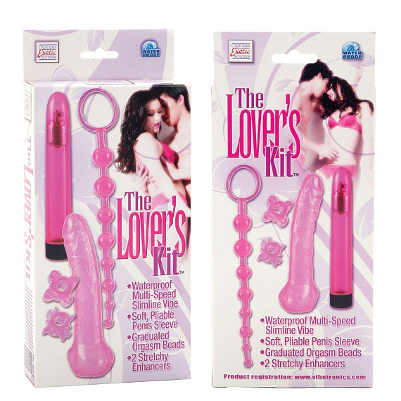 Набор розовых стимуляторов The Lover’s Kit - термопластичный эластомер (TPE)
