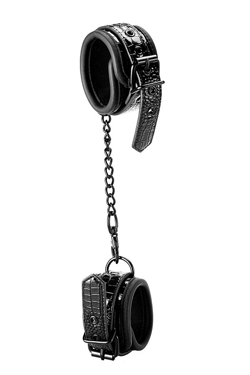 Черные наручники с цепочкой Dream Toys