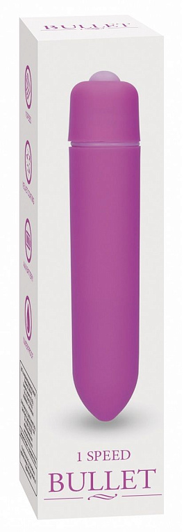 Фиолетовая вибропуля Speed Bullet - 9,3 см. от Intimcat