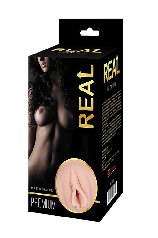 Реалистичный односторонний мастурбатор-вагина Real Women Dual Layer с двойной структурой - фото 6