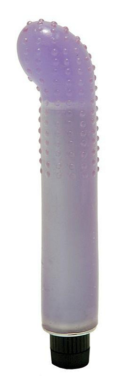 Водонепроницаемый фиолетовый массажер G-точки SLIM JELLY G-SPOT VIBRATOR - 15,2 см. - поливинилхлорид (ПВХ, PVC)