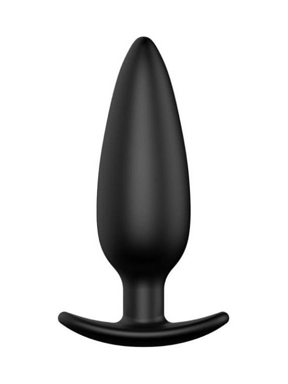 Черная анальная пробка №07 Self Penetrating Butt Plug - 12 см. от Intimcat