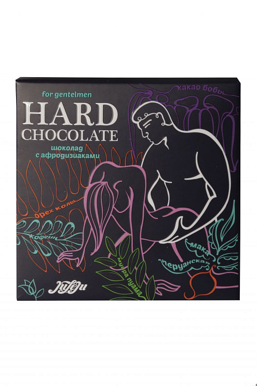 Шоколад с афродизиаками для мужчин JuLeJu Hard Chocolate - 9 гр. от Intimcat