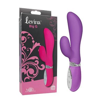 Фиолетовый вибратор Levina-Big G
