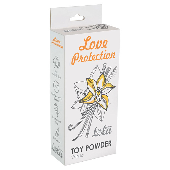 Пудра для игрушек Love Protection с ароматом ванили - 30 гр. - 