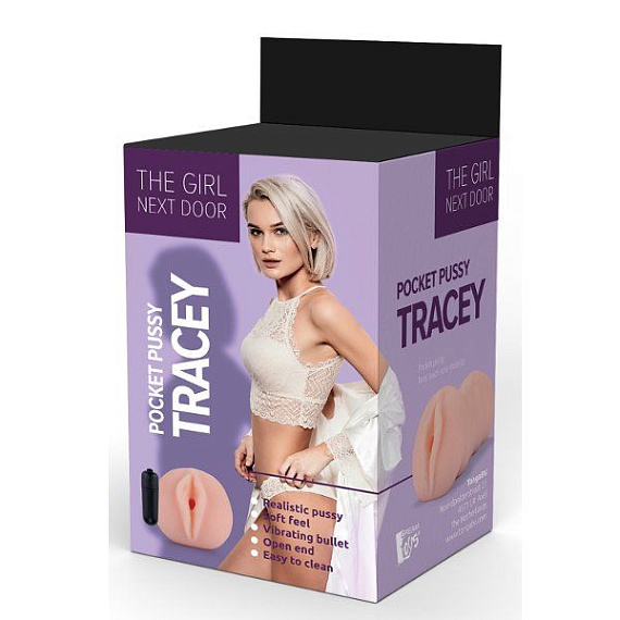Телесный мастурбатор-вагина Tracey - термопластичный эластомер (TPE)