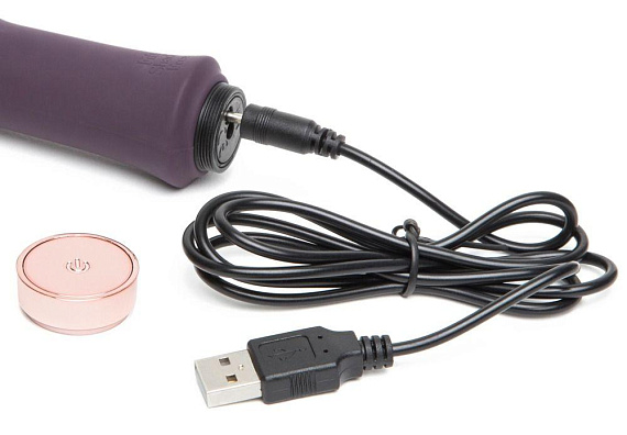Фиолетовый вибратор Lavish Attention Rechargeable Clitoral   G-Spot Vibrator - 18,4 см. - фото 5