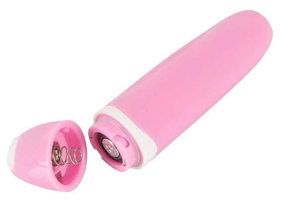 Нежно-розовая двойная вибронасадка на палец Vibrating Finger Extension - 17 см. - фото 7