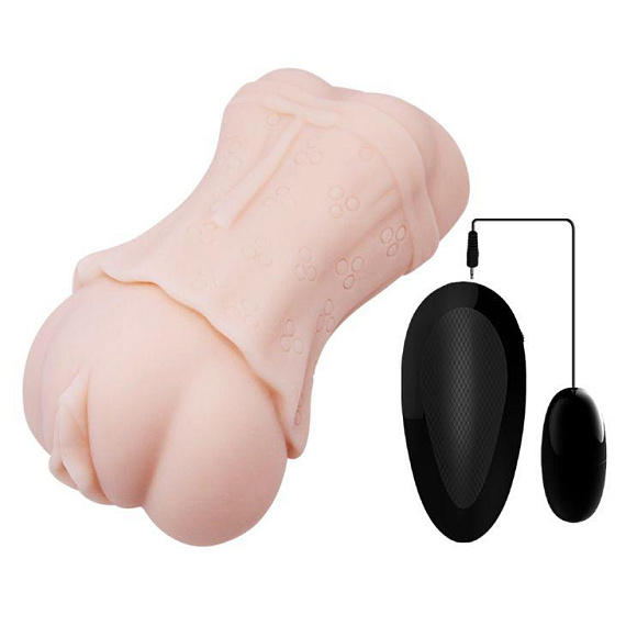 Мастурбатор с виде вагины в платье Crazy Bull Realistic Vagina - Термопластичная резина (TPR)