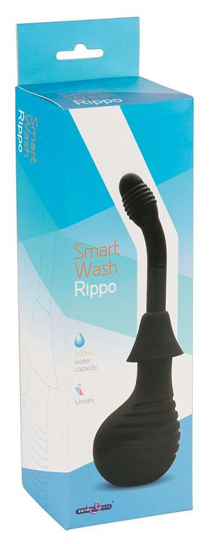 Анальный душ-стимулятор Smart Wash Rippo - поливинилхлорид (ПВХ, PVC)