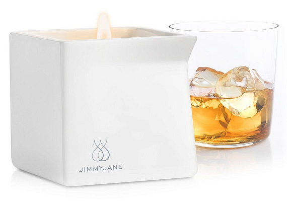 Массажная свеча JimmyJane Afterglow Massage Candle с ароматом бурбона