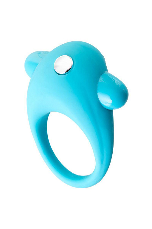 Голубое эрекционное силиконовое кольцо TOYFA A-Toys от Intimcat