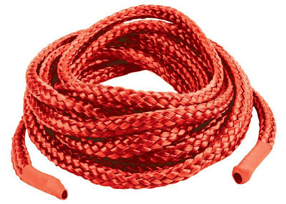 Красная веревка для фиксации Japanese Silk Love Rope - 3 м. - нейлон