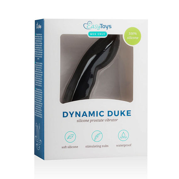 Черный вибростимулятор простаты Dynamic Duke от Intimcat