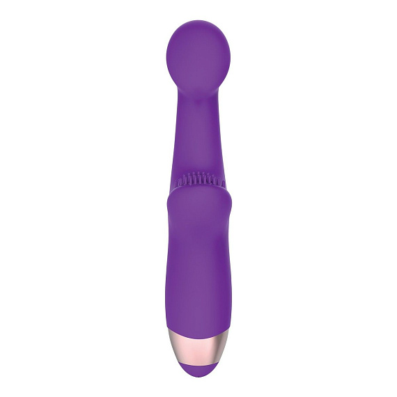 Фиолетовый массажёр для G-точки G-Spot Pleaser - 19 см. - силикон
