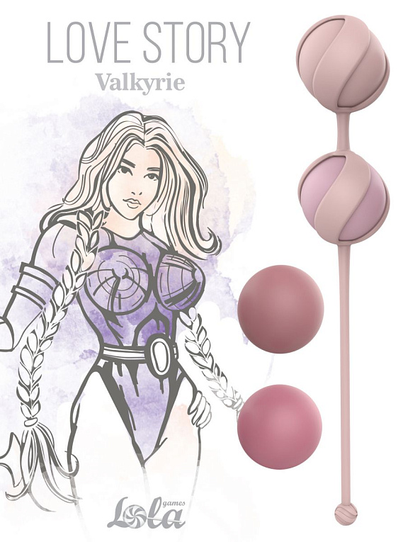Набор из 4 розовых вагинальных шариков Valkyrie от Intimcat