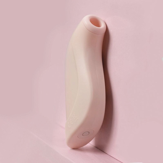 Нежно-розовый клиторальный стимулятор Galaku Pocket Lover - силикон, abs-пластик
