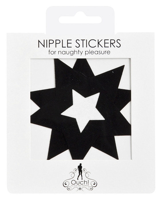 Украшение на соски  Nipple Stickers в форме звездочек - 