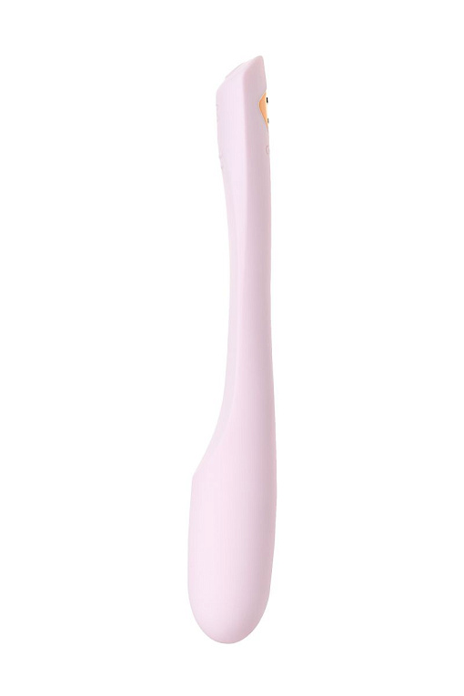 Нежно-розовый гибкий водонепроницаемый вибратор Sirens Venus - 22 см. от Intimcat
