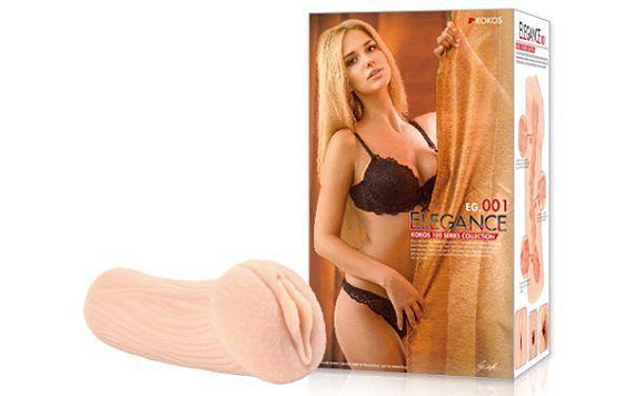 Реалистичный мастурбатор-вагина телесного цвета Elegance.001 с двойным слоем материала - Термопластичная резина (TPR)