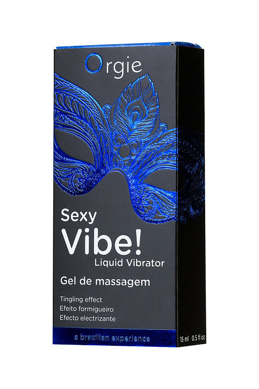 Гель для массажа ORGIE Sexy Vibe Liquid Vibrator с эффектом вибрации - 15 мл. - фото 6