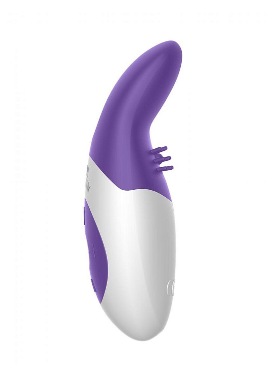 Фиолетовый вибростимулятор с ушками The Lay-on Rabbit от Intimcat