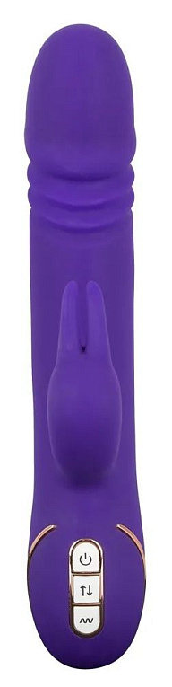 Фиолетовый вибратор-кролик Stoss Stange - 23 см. от Intimcat
