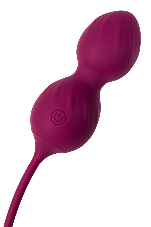Бордовые вагинальные шарики Moussy с вибрацией и пультом ДУ - фото 10