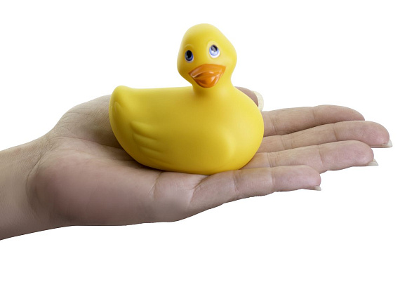 Жёлтый вибратор-утенок I Rub My Duckie малого размера от Intimcat