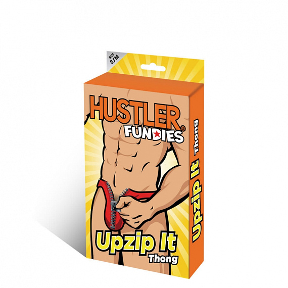 Мужские трусы танга с молнией  Hustler Fundies - фото 5