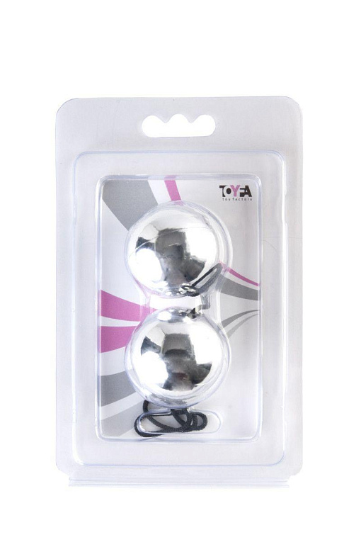 Серебристые вагинальные шарики BI-BALLS - анодированный пластик (ABS)