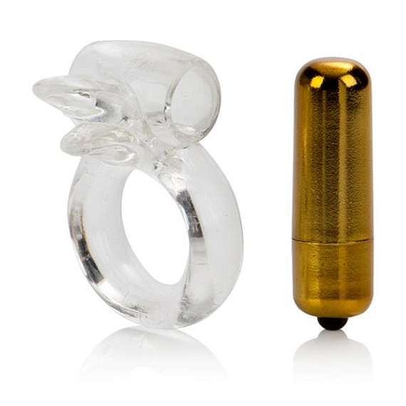 Прозрачное эрекционное кольцо WICKED PURE GOLD - Термопластичная резина (TPR)
