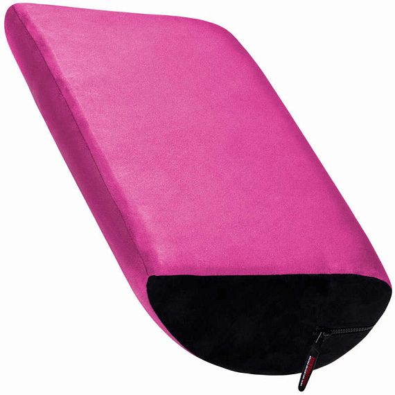 Ярко-розовая замшевая подушка для любви Liberator Retail Jaz Motion - тканевая основа