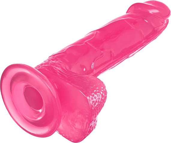 Розовый реалистичный фаллоимитатор Mr. Bold L - 18,5 см. - фото 5
