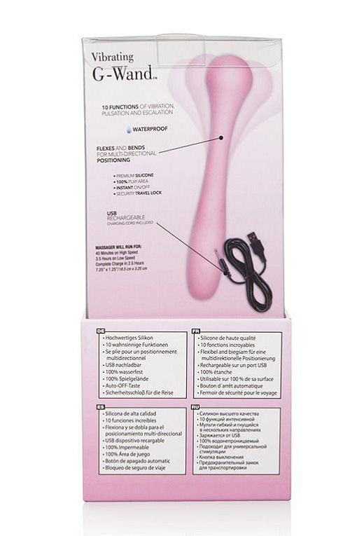 Вибростимулятор точки G Vibrating G-Wand - 18,5 см. - фото 7