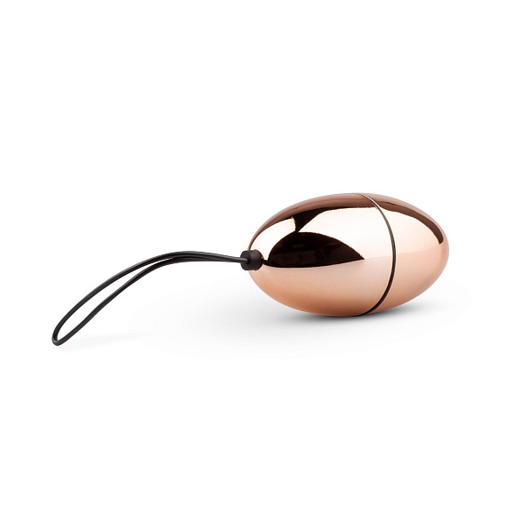 Розовое виброяйцо Vibrating Egg с пультом ДУ - анодированный пластик (ABS)