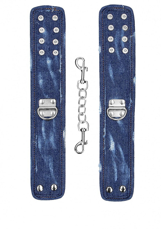 Синие джинсовые наножники Roughend Denim Style - тканевая основа