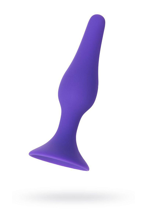 Фиолетовая анальная втулка Toyfa A-toys - 12,5 см. - силикон