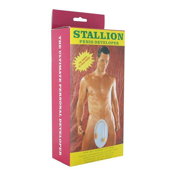 Вакуумная помпа Stallion Penis Developer Pump - поливинилхлорид, латекс