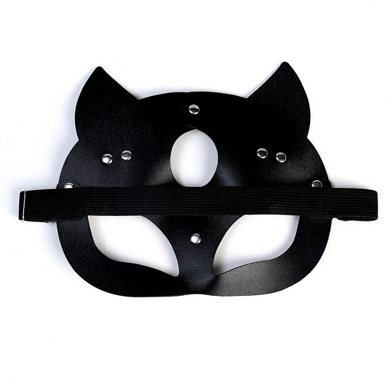 Оригинальная черная маска «Кошка» с ушками от Intimcat