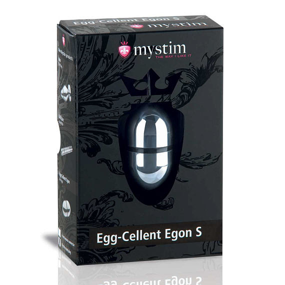 Электростимулятор Mystim Egg-Cellent Egon Lustegg размера S - металл