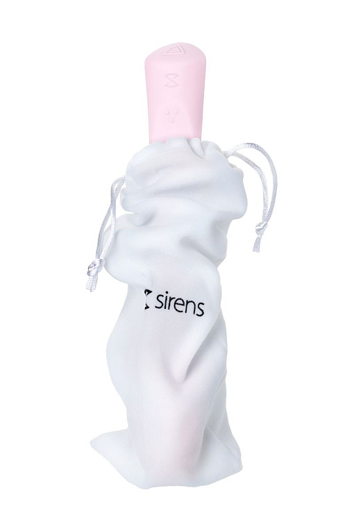 Нежно-розовый гибкий водонепроницаемый вибратор Sirens Venus - 22 см. - фото 5