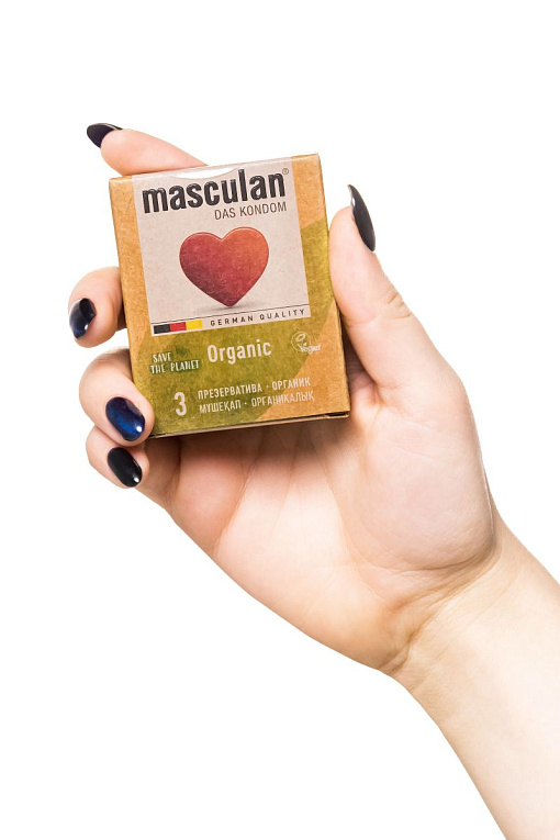Экологически чистые презервативы Masculan Organic - 3 шт. Masculan