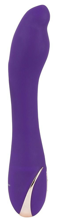 Фиолетовый G-стимулятор с вибрацией Revel - 22,2 см. - силикон