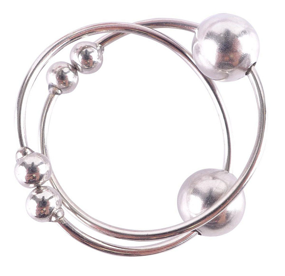 Серебристые колечки для сосков Silver Nipple Bull Rings от Intimcat