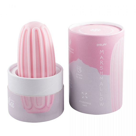 Розовый мастурбатор Marshmallow Maxi Syrupy Lola toys