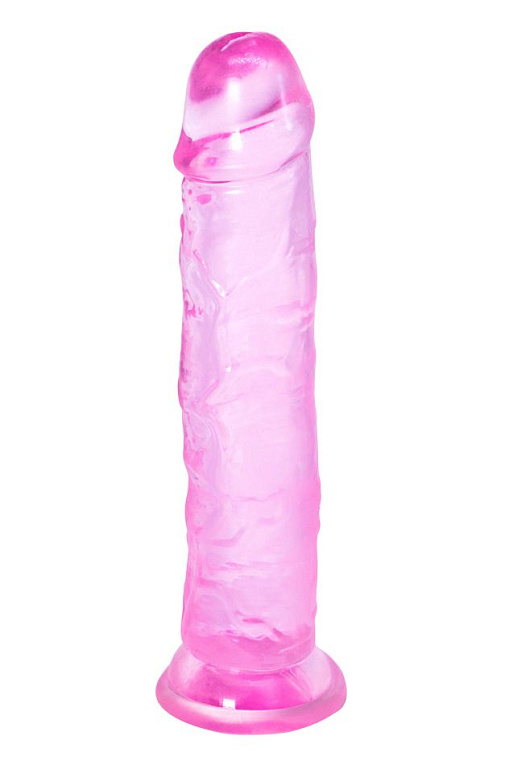 Розовый фаллоимитатор Distortion - 18 см. от Intimcat