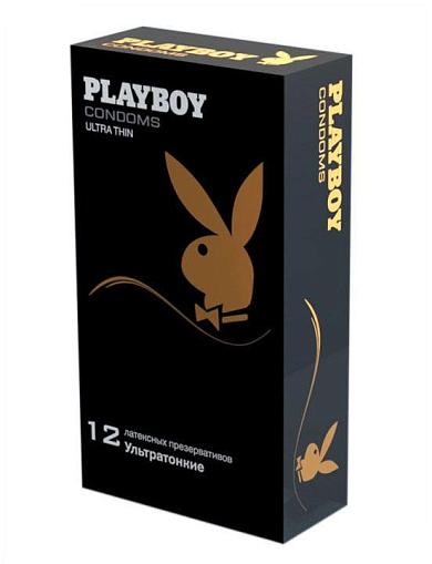 Ультратонкие презервативы Playboy Ultra Thin - 12 шт.