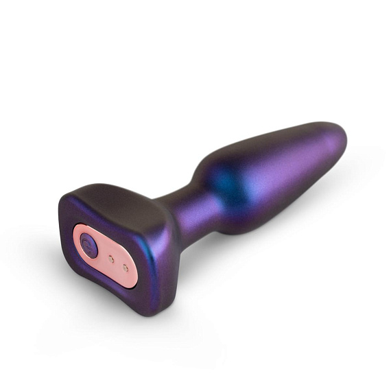 Фиолетовая анальная вибропробка Space Force - 13,9 см. - анодированный пластик, силикон