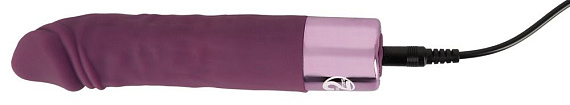 Фиолетовый вибратор-реалистик Realistic Vibe - 14,3 см. - фото 6